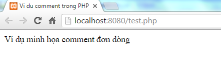 Commet trong PHP