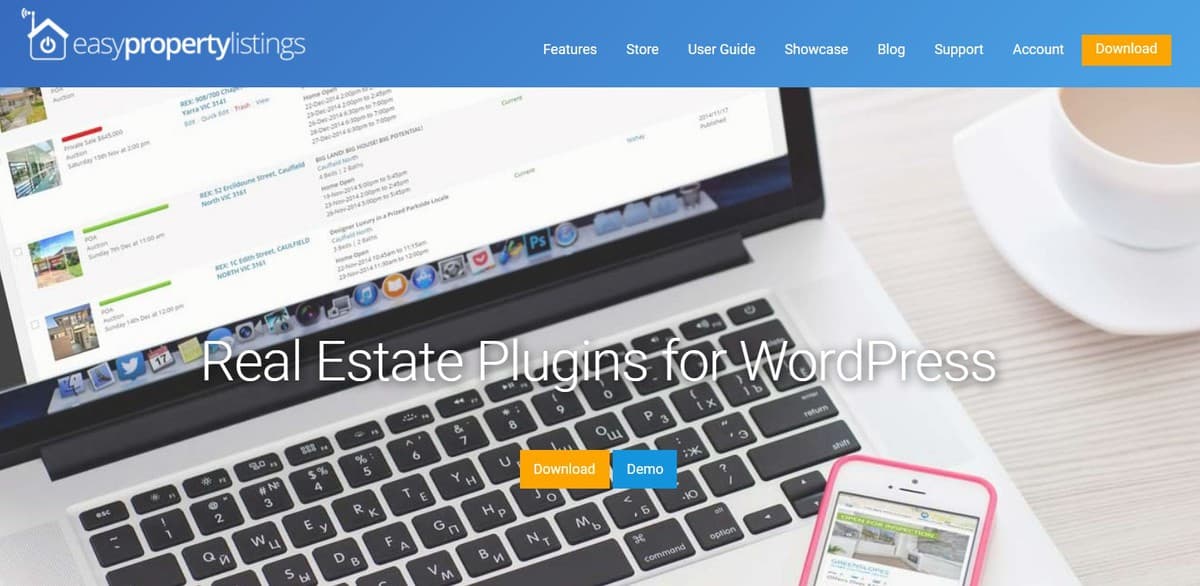 easy property listing WordPress real estate plugin