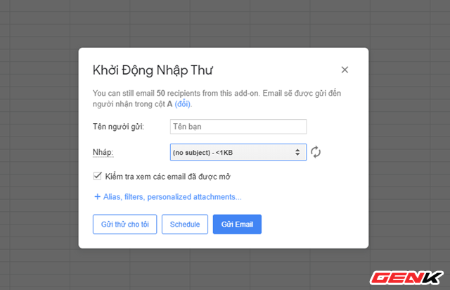 Cách gửi email hàng loạt trong Gmail từ Google Sheets - Ảnh 13.