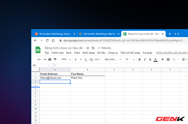 Cách gửi email hàng loạt trong Gmail từ Google Sheets - Ảnh 8.