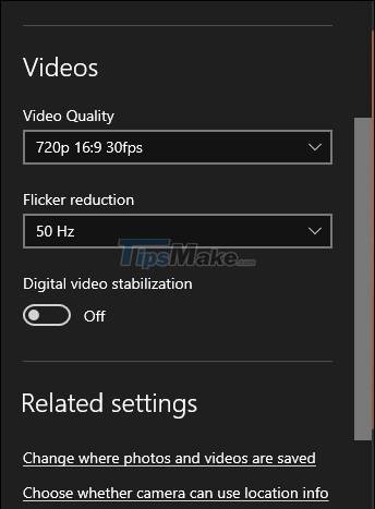 Chỉnh chất lượng video khi quay video bằng webcam laptop