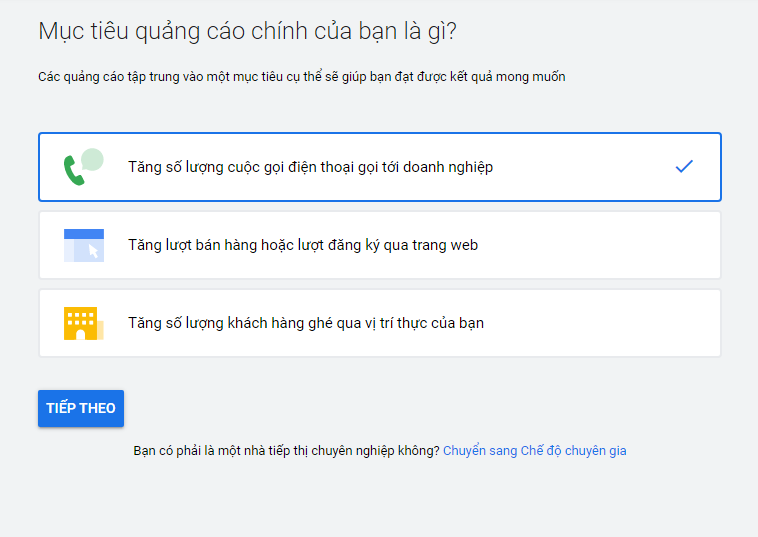 Cách Chạy Quảng Cáo Google tài chính Mới Nhất - VietAdsGroup.Vn