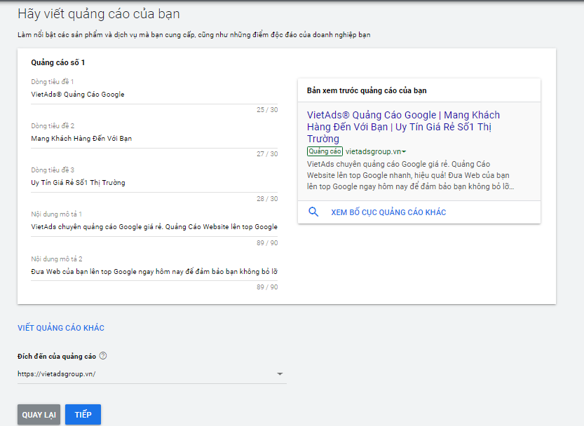 Cách Chạy Quảng Cáo Google chứng khoán forex Mới Nhất - VietAdsGroup.Vn