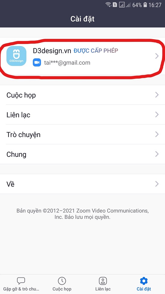Hướng dẫn đổi tên trên Zoom bằng điện thoại 