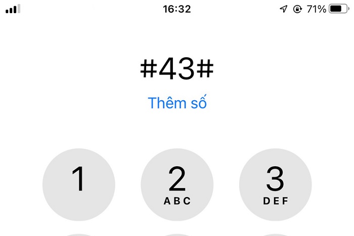Nhập lại dãy ký tự thành #43# để tắt tính năng kích hoạt chờ cuộc gọi